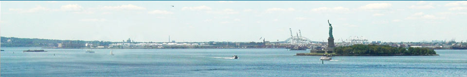 Hudson River with Statue of Liberty